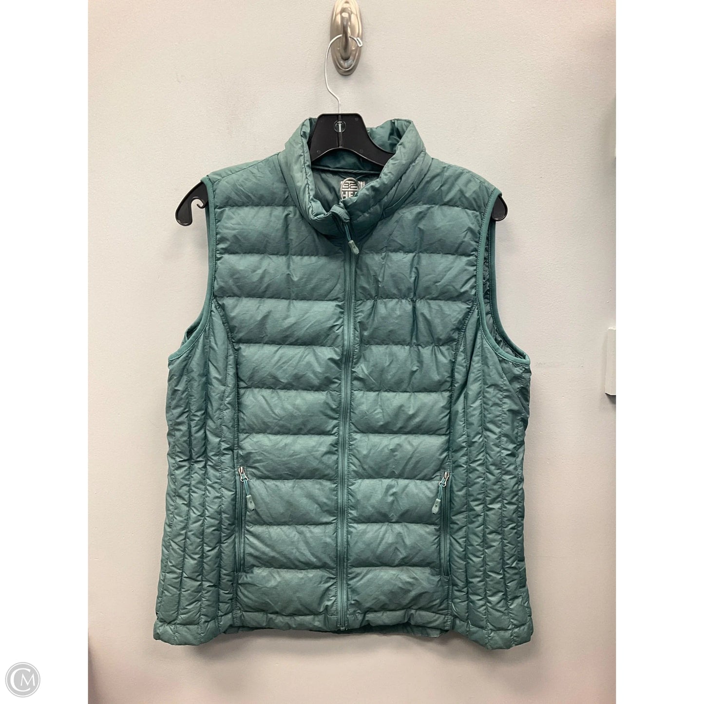 Vest Puffer & Quilted By 32 Degrees In Teal, Size: Xl