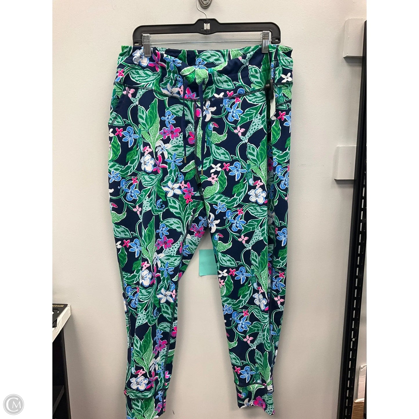 Pants Designer By Lilly Pulitzer In Floral Print, Size: Xxl