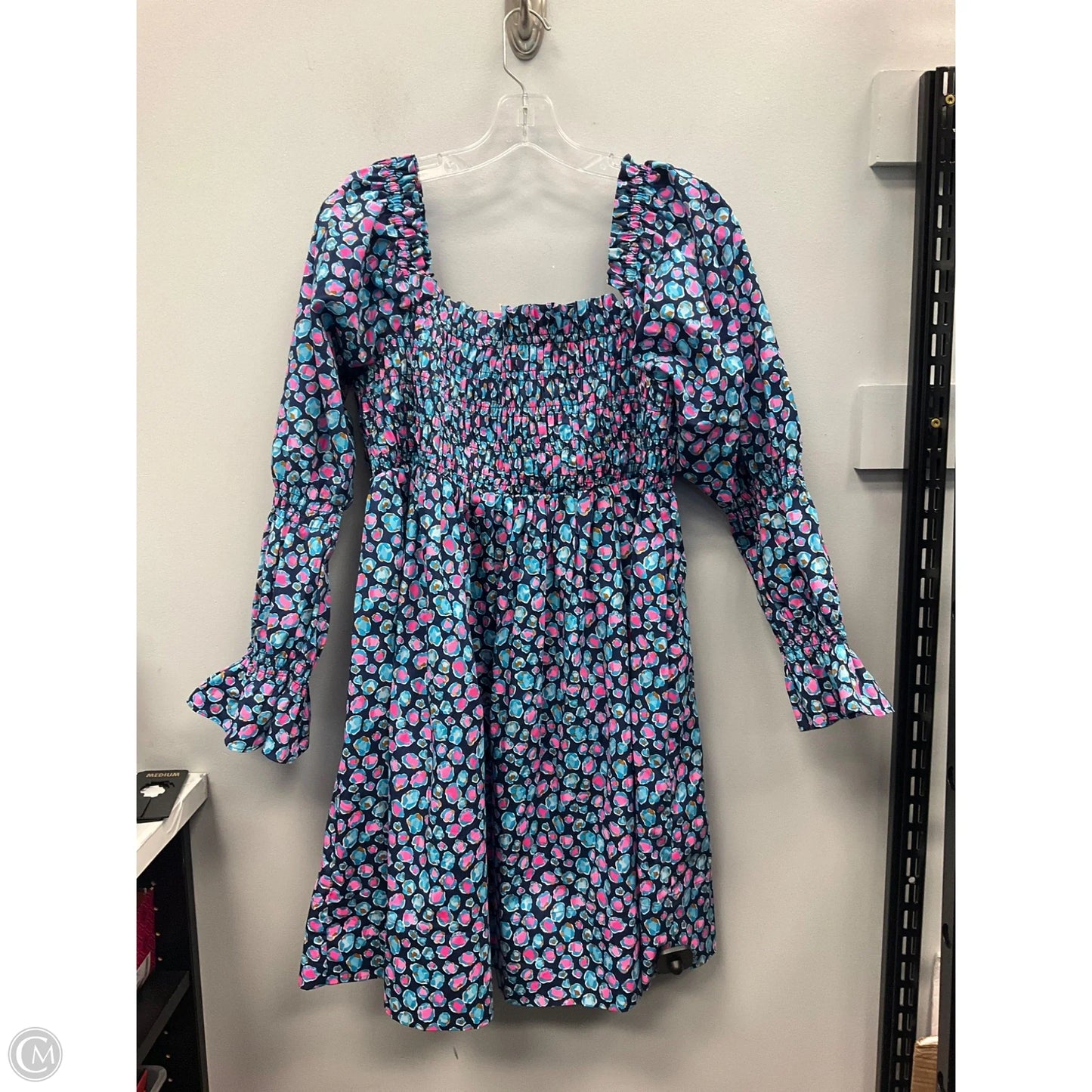 Dress Designer By Lilly Pulitzer In Blue & Pink, Size: Xl