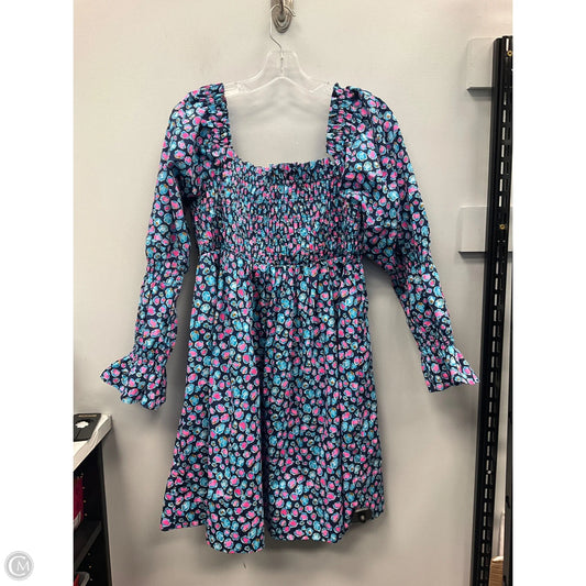 Dress Designer By Lilly Pulitzer In Blue & Pink, Size: Xl