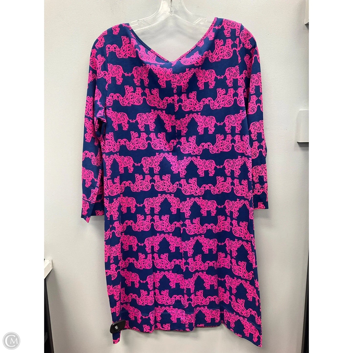Dress Designer By Lilly Pulitzer In Blue & Pink, Size: L
