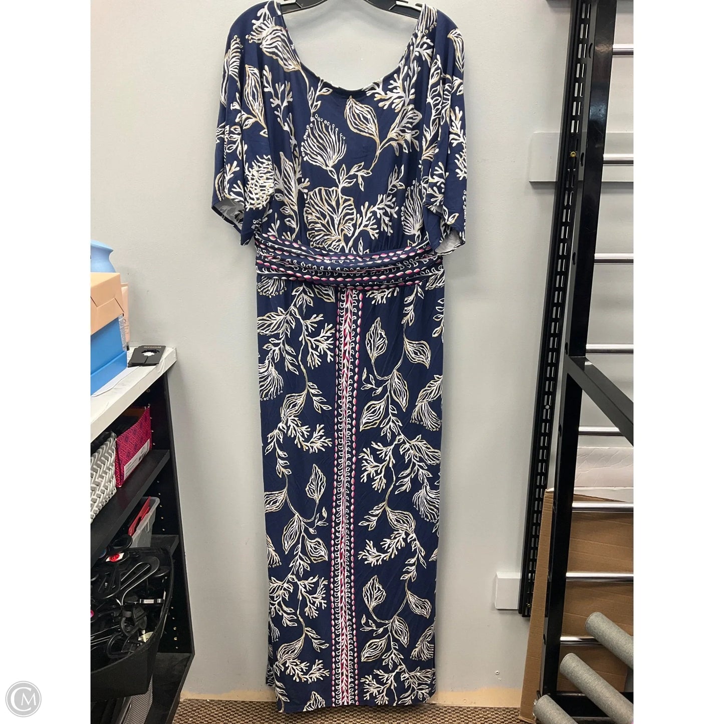 Dress Designer By Lilly Pulitzer In Navy, Size: Xl