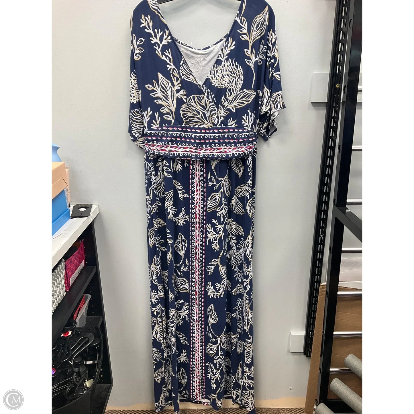 Dress Designer By Lilly Pulitzer In Navy, Size: Xl