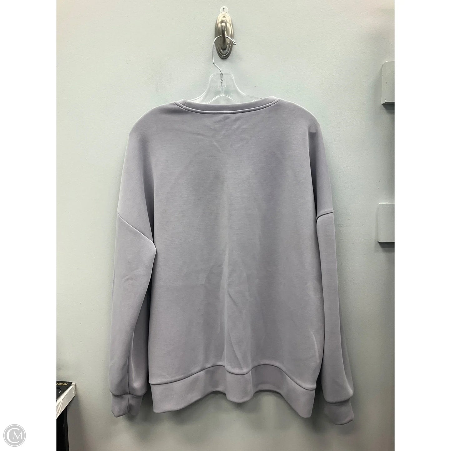 Top Long Sleeve By Cmc In Grey, Size: Xl