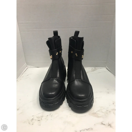 Boots Designer By Karl Lagerfeld In Black, Size: 8