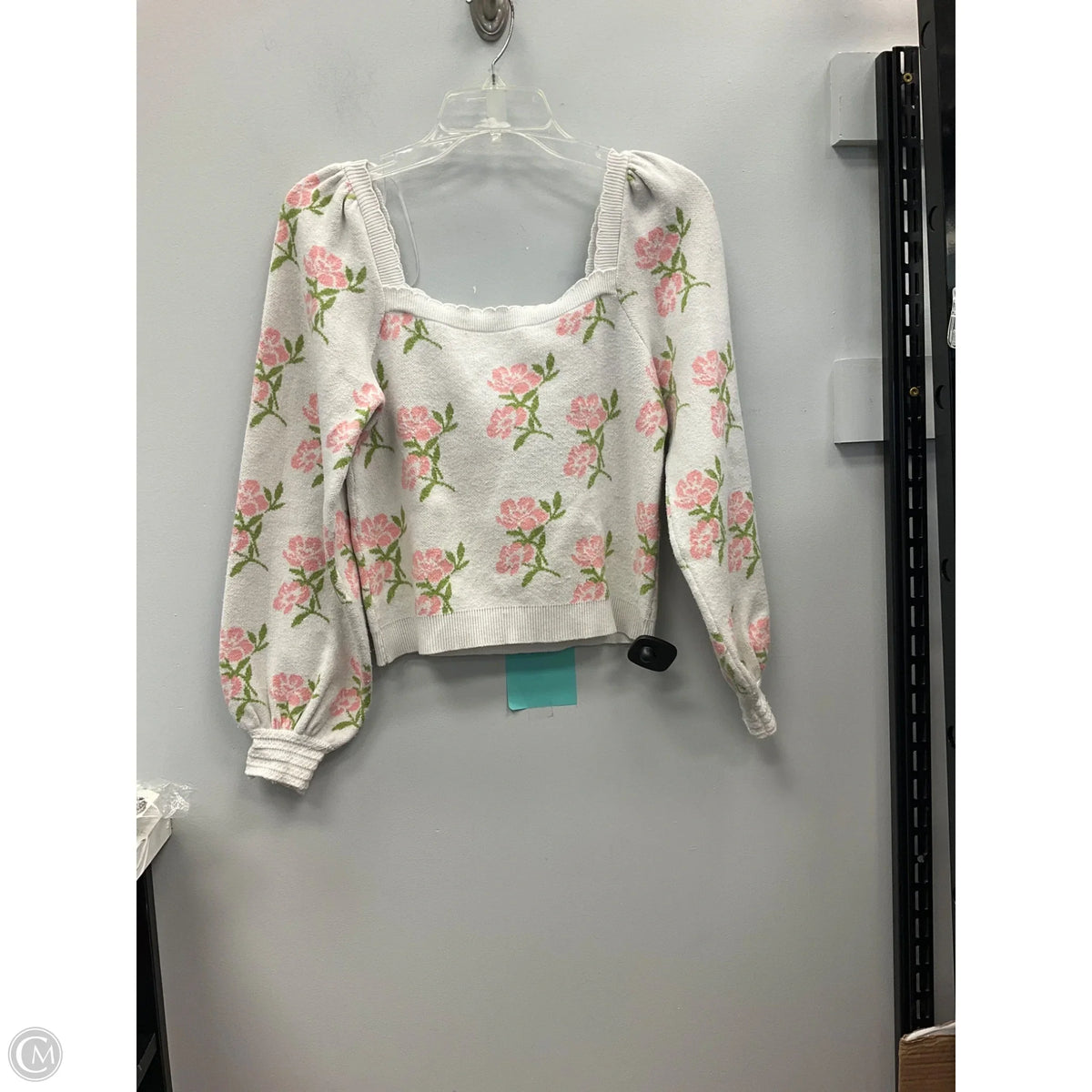 Sweater By Willow & Wind In Floral Print, Size: M