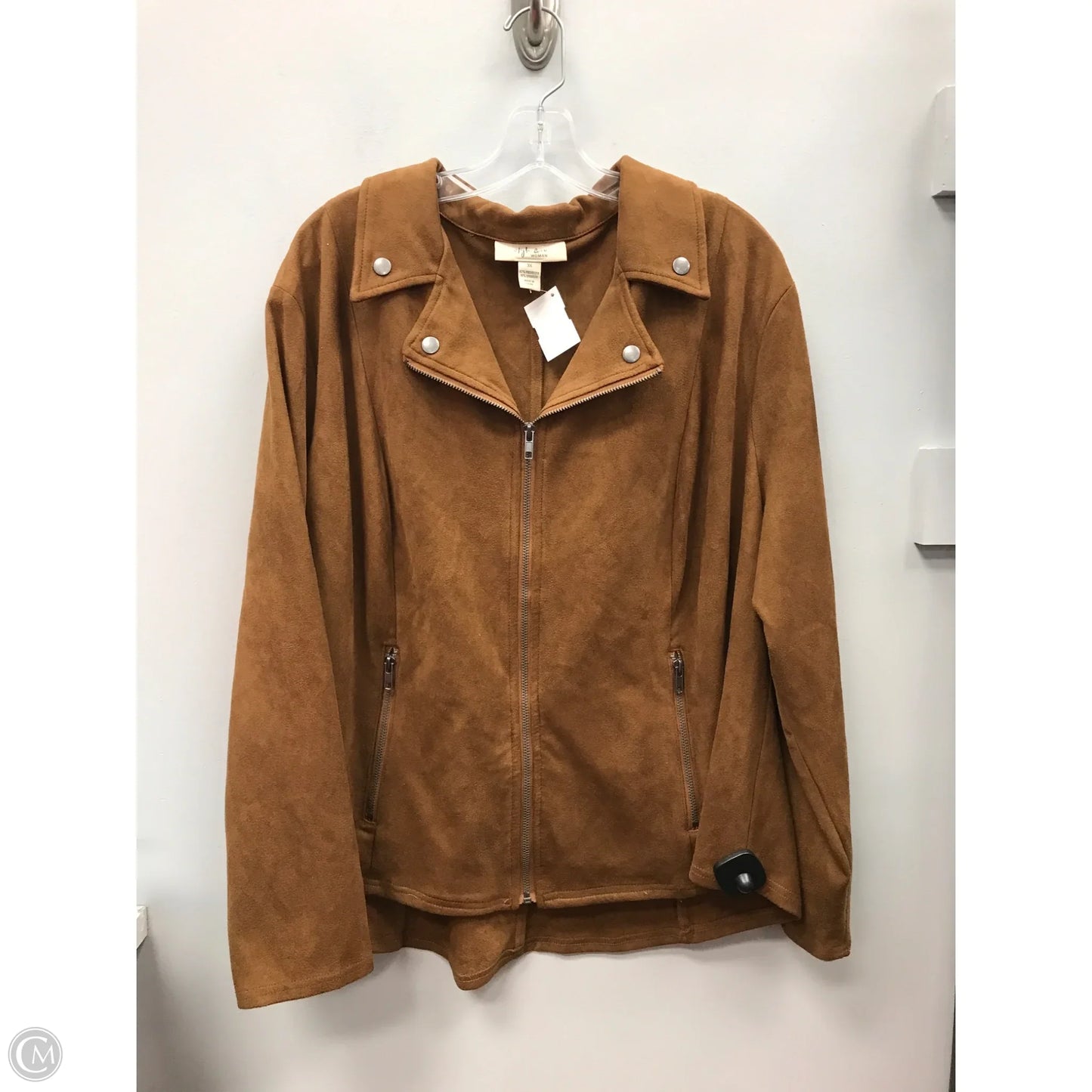 Jacket Other By Style And Company In Brown, Size: 3x