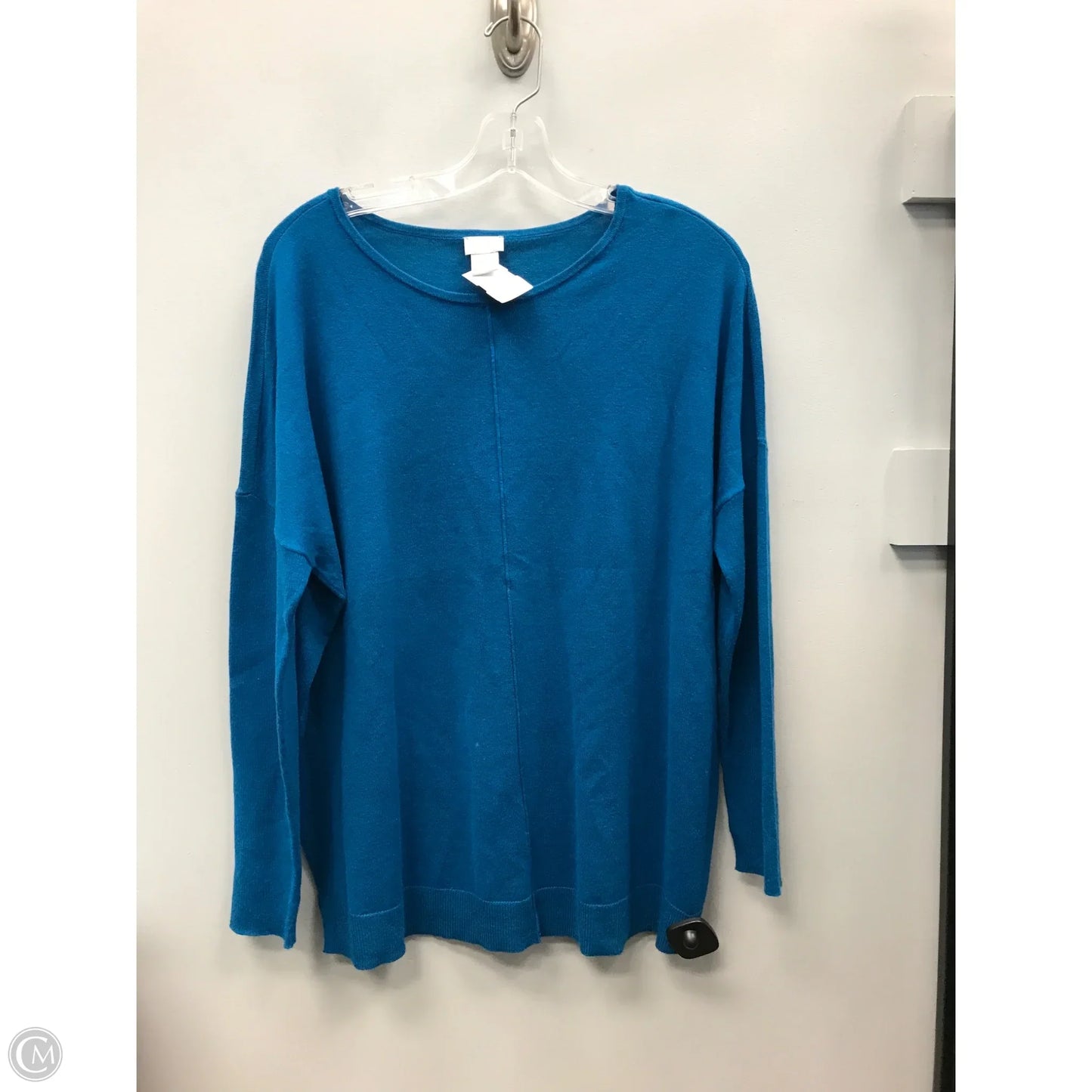Sweater By Chicos In Blue, Size: M