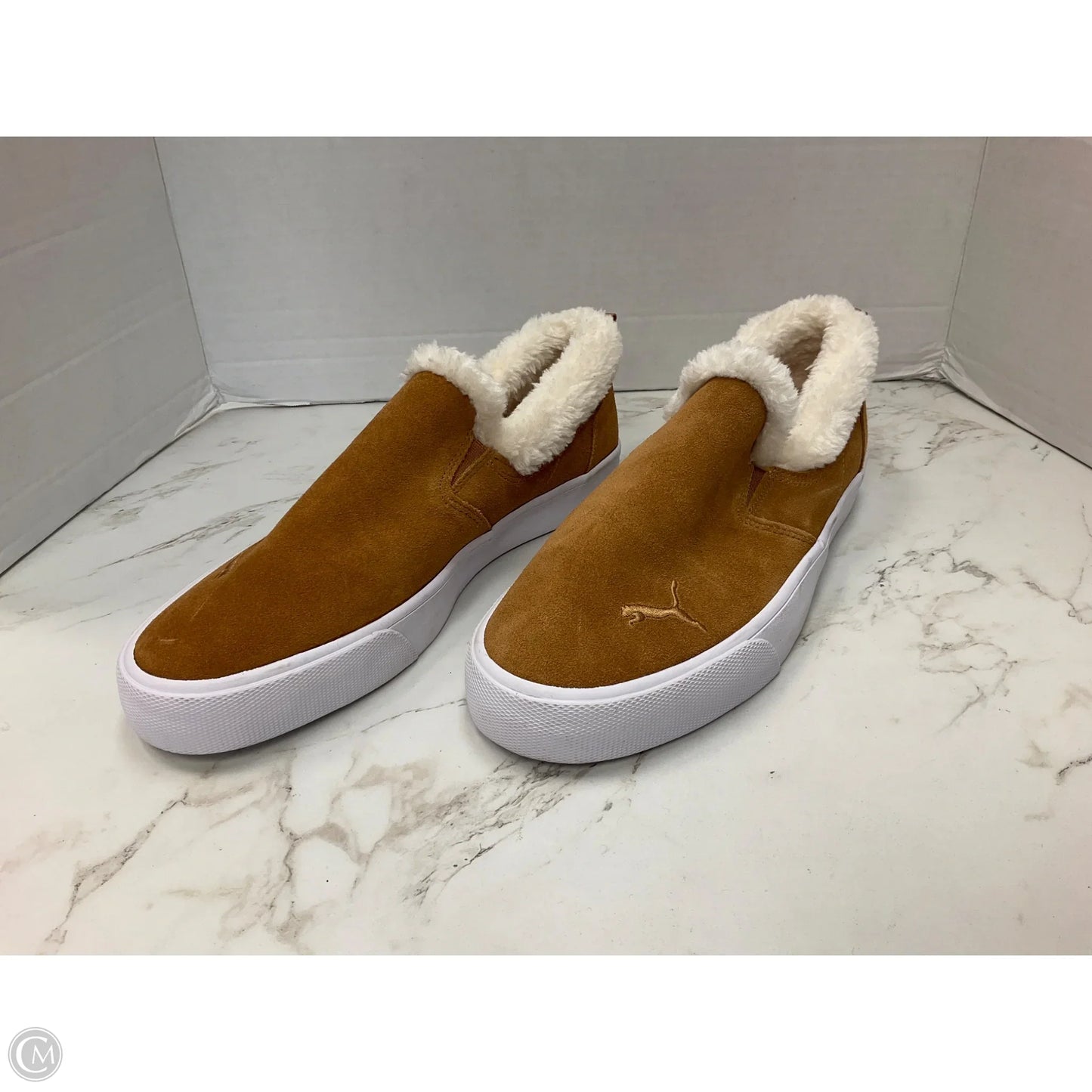 Shoes Heels Platform By Puma In Brown, Size: 10