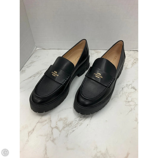 Shoes Designer By Coach In Black, Size: 10