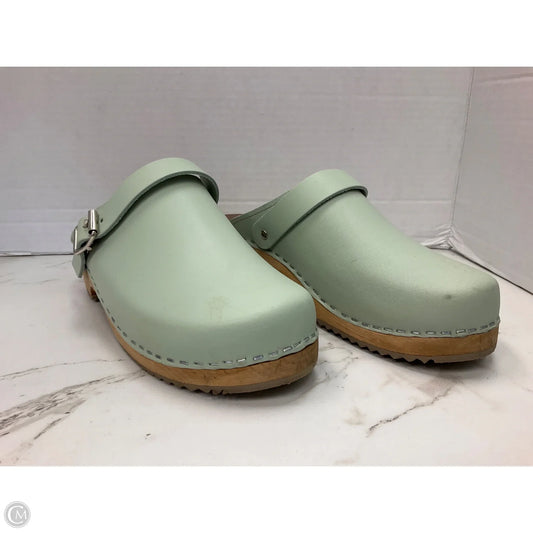 Shoes Heels Block By Mia In Green, Size: 6.5
