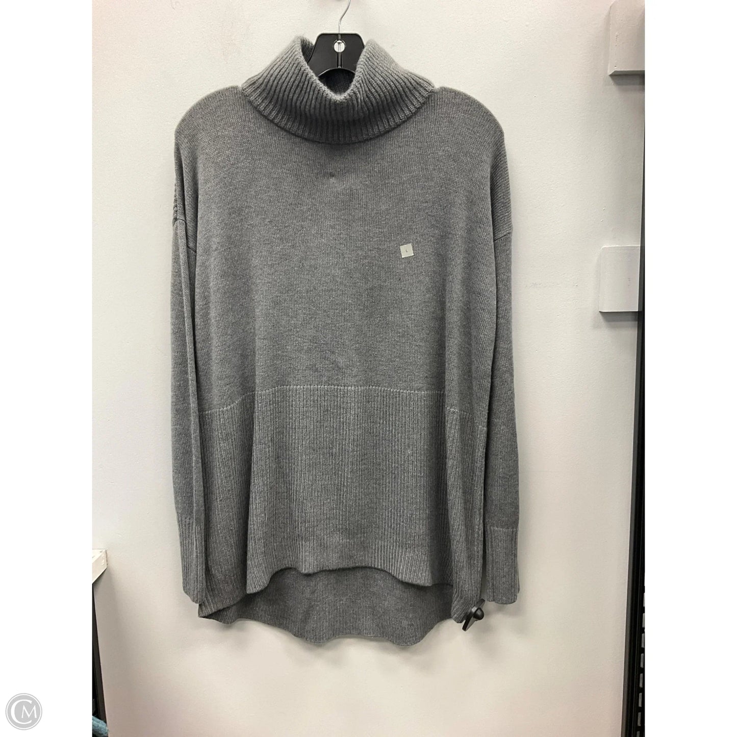 Sweater By Loft In Grey, Size: L