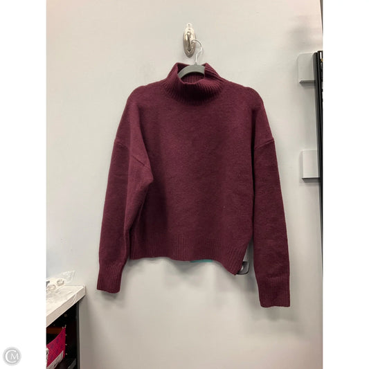Sweater By Zara In Maroon, Size: L