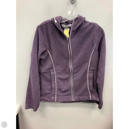 Jacket Fleece By Columbia In Purple, Size: M