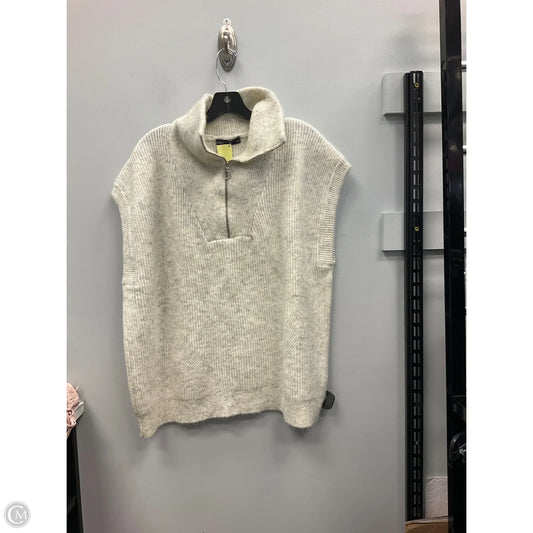 Vest Sweater By Cmc In Cream, Size: L