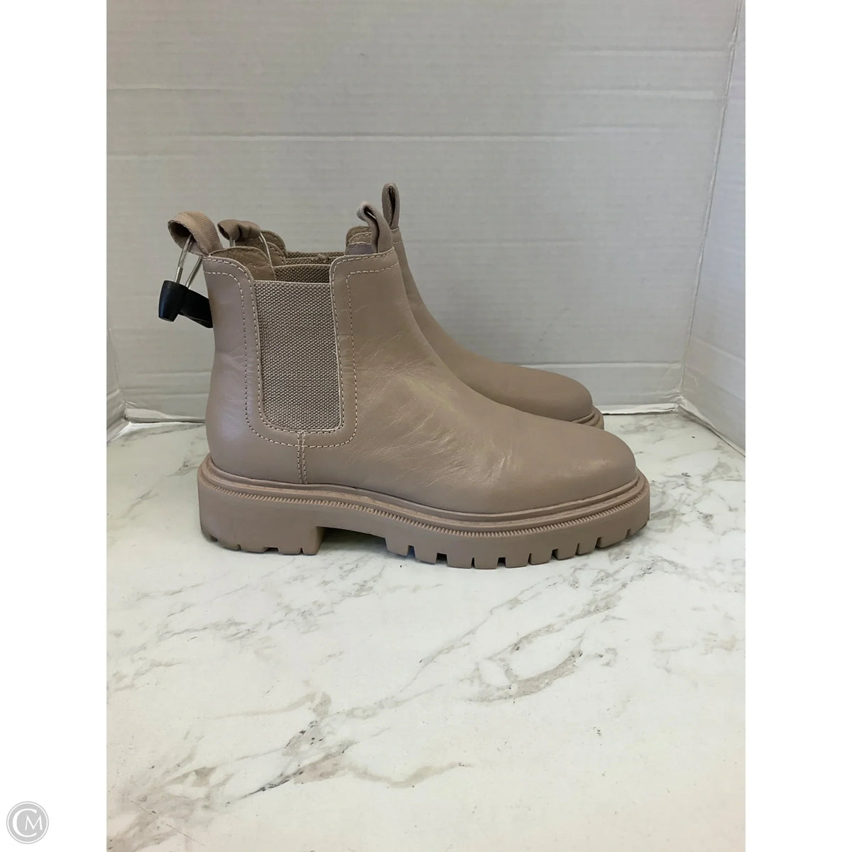 Boots Ankle Flats By H&m In Tan, Size: 8.5