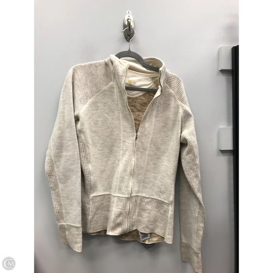Sweater Cardigan By Mountain Hardwear In Cream, Size: L