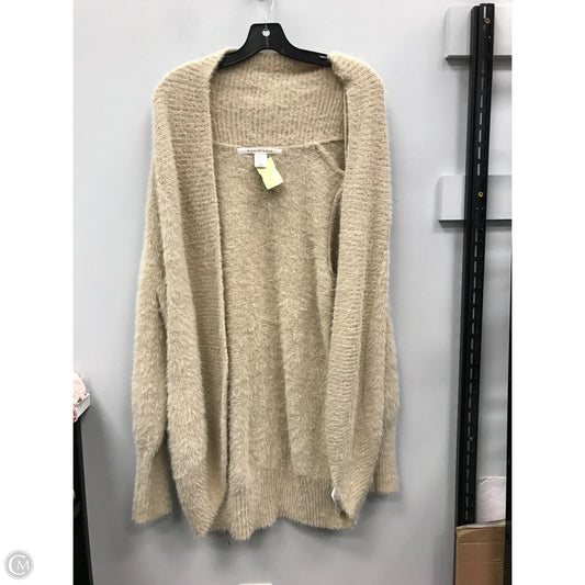 Sweater Cardigan By Max Studio In Tan, Size: Xl
