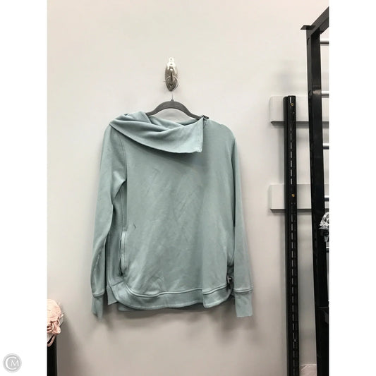 Athletic Sweatshirt Collar By Cmc In Green, Size: L