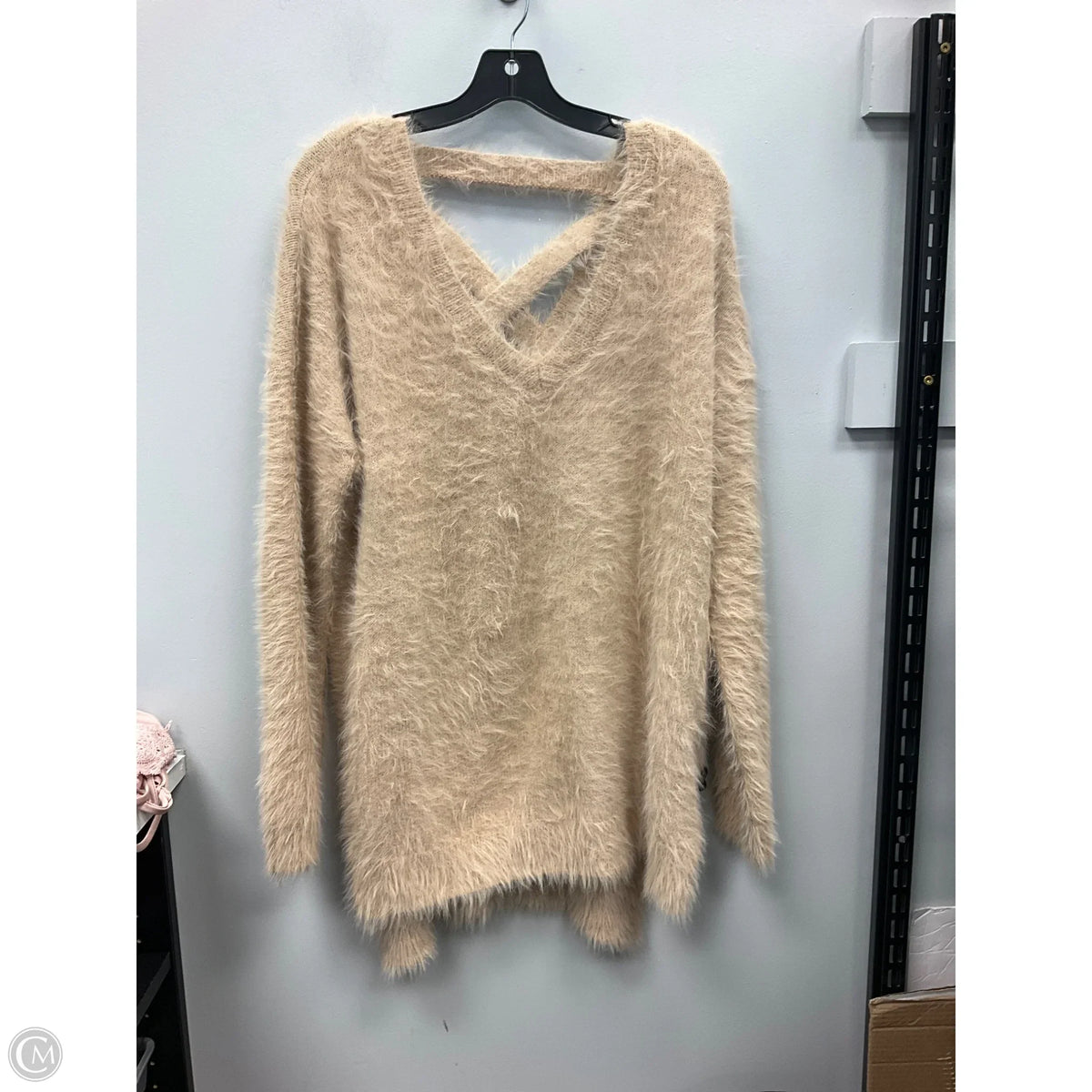 Sweater By Jessica Simpson In Tan, Size: L