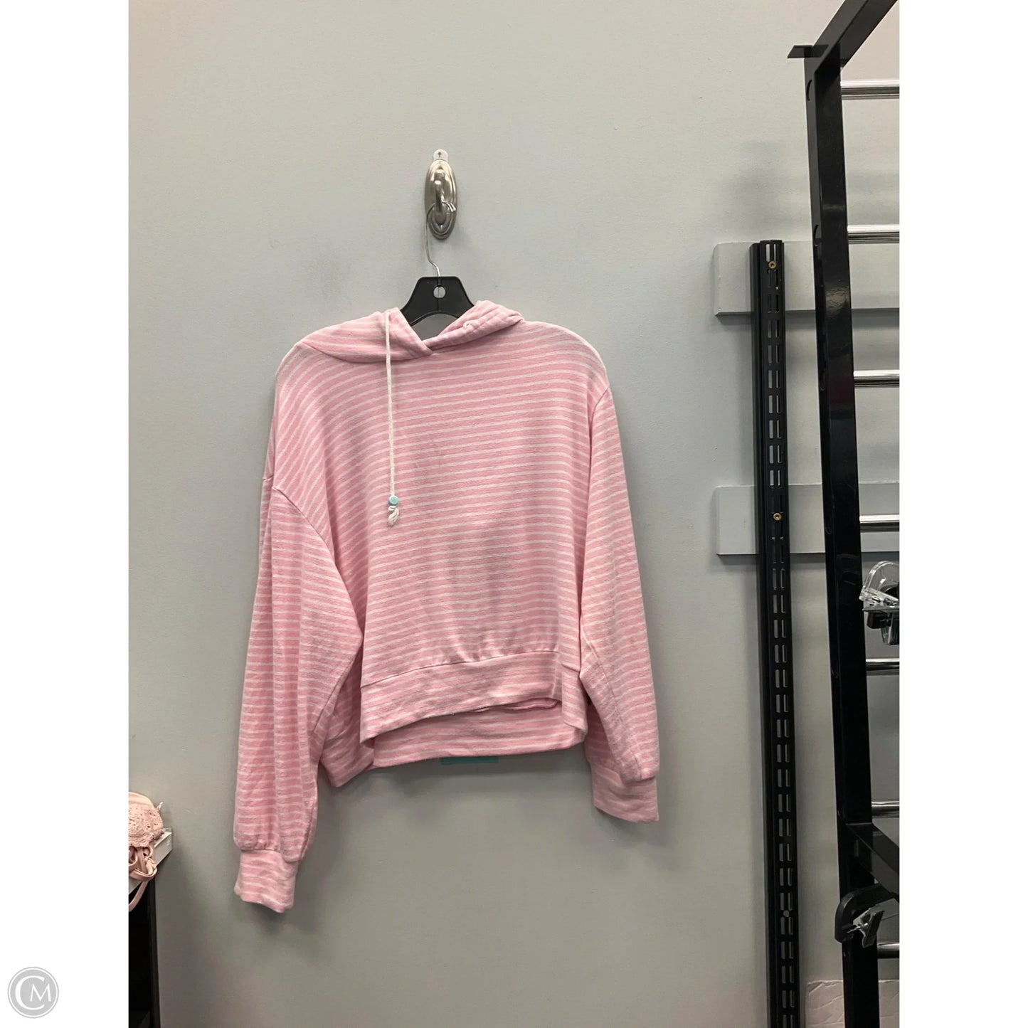 Sweater By Clothes Mentor In Striped Pattern, Size: L