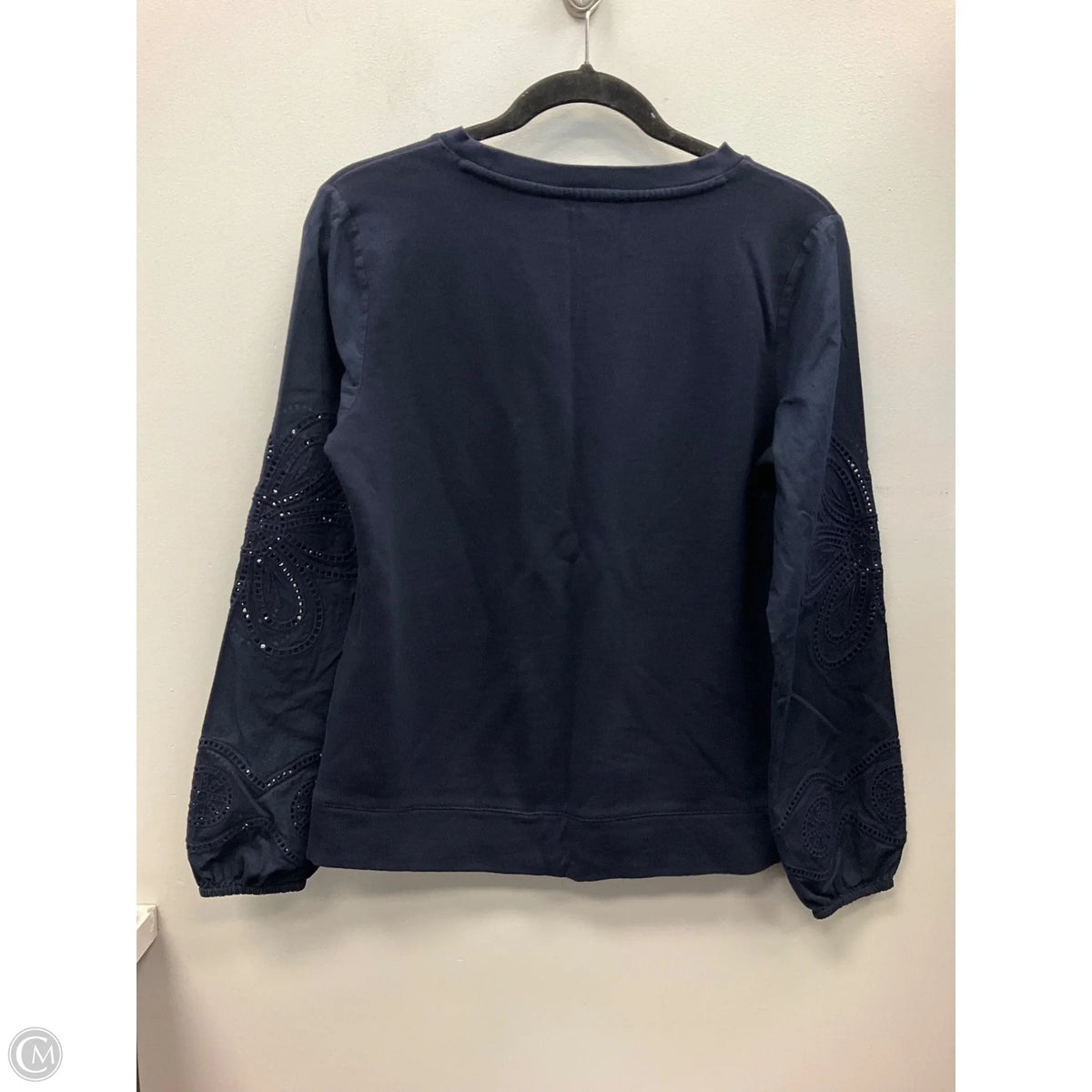 Top Long Sleeve By Talbots In Navy, Size: S