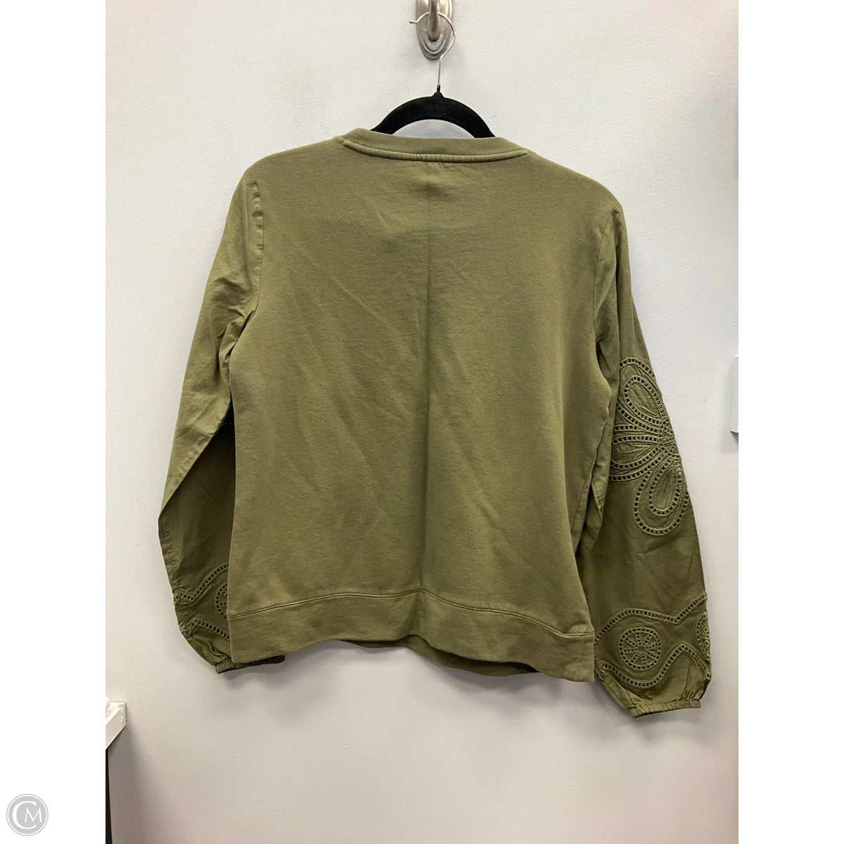 Top Long Sleeve By Talbots In Green, Size: S