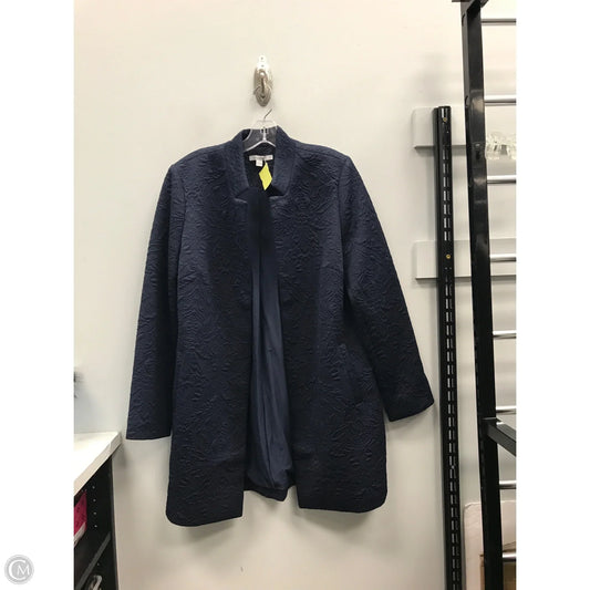 Jacket Other By Chicos In Navy, Size: 12
