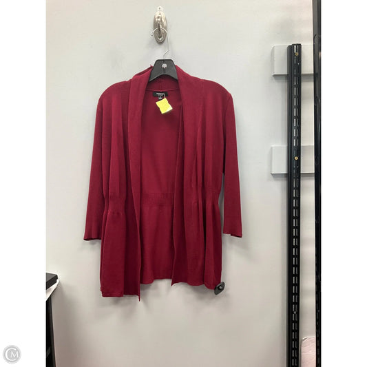 Sweater Cardigan By Premise Studio In Red, Size: M