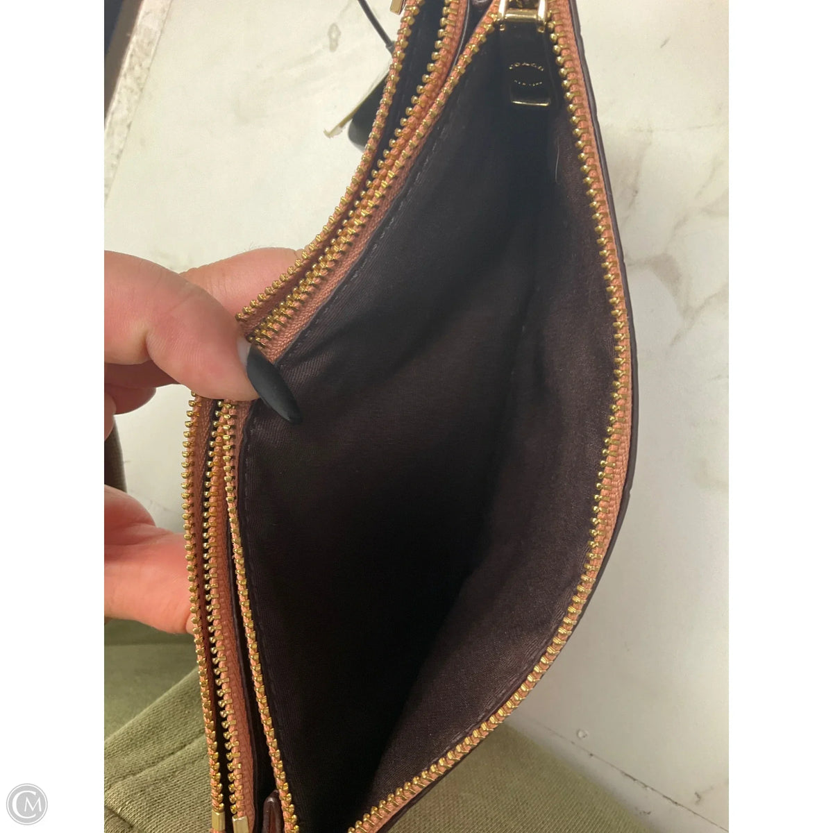 Wristlet Designer By Coach, Size: Large