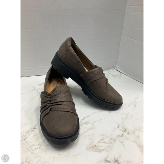 Shoes Heels Platform By Clarks In Brown, Size: 8.5