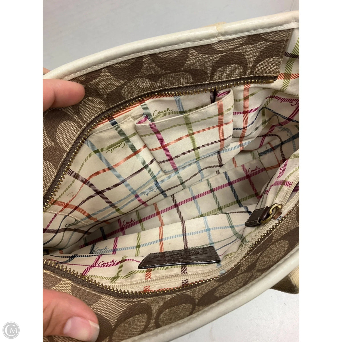Handbag Designer By Coach, Size: Medium