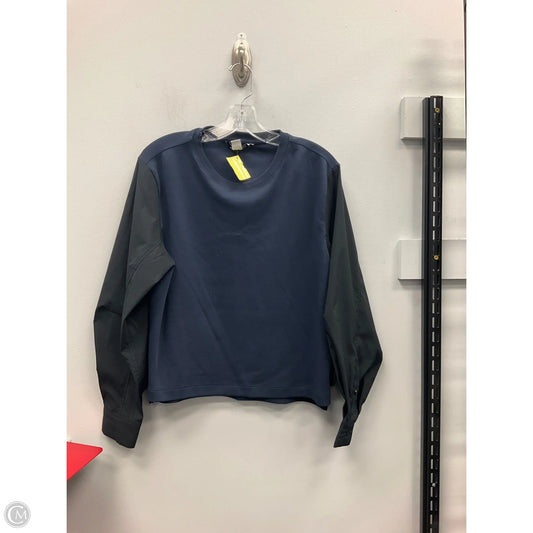 Athletic Top Long Sleeve Crewneck By Athleta In Navy, Size: S