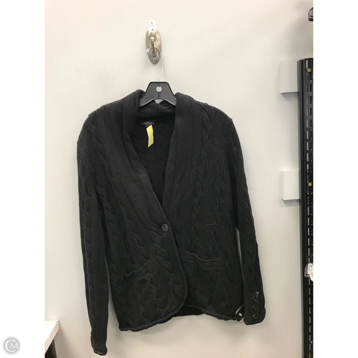 Sweater Cardigan By Talbots In Black, Size: M