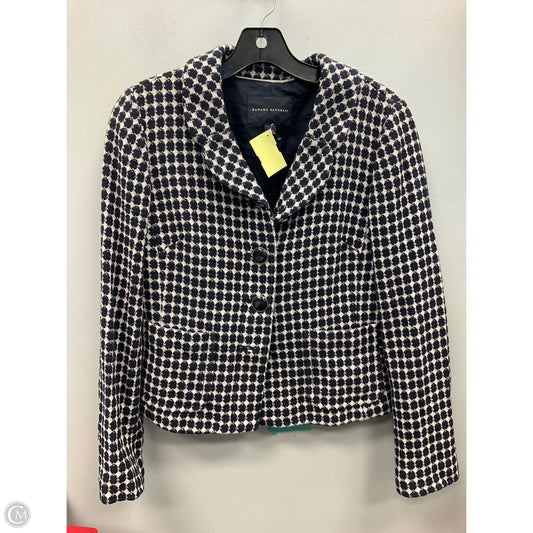 Blazer By Banana Republic In Blue & White, Size: 6