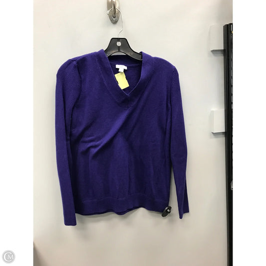 Sweater By J. Jill In Purple, Size: Xs