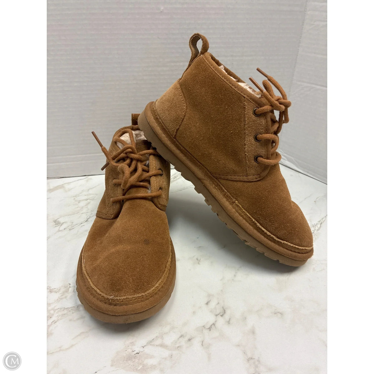 Boots Designer By Ugg In Brown, Size: 8