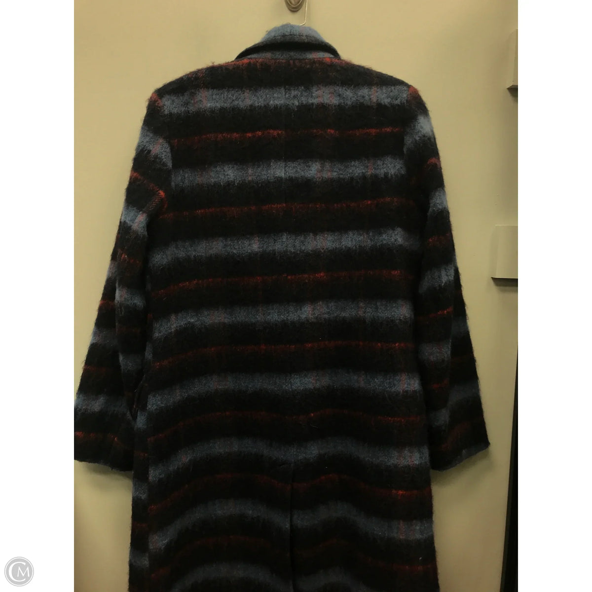 Coat Wool By Bcbgeneration In Plaid Pattern, Size: S