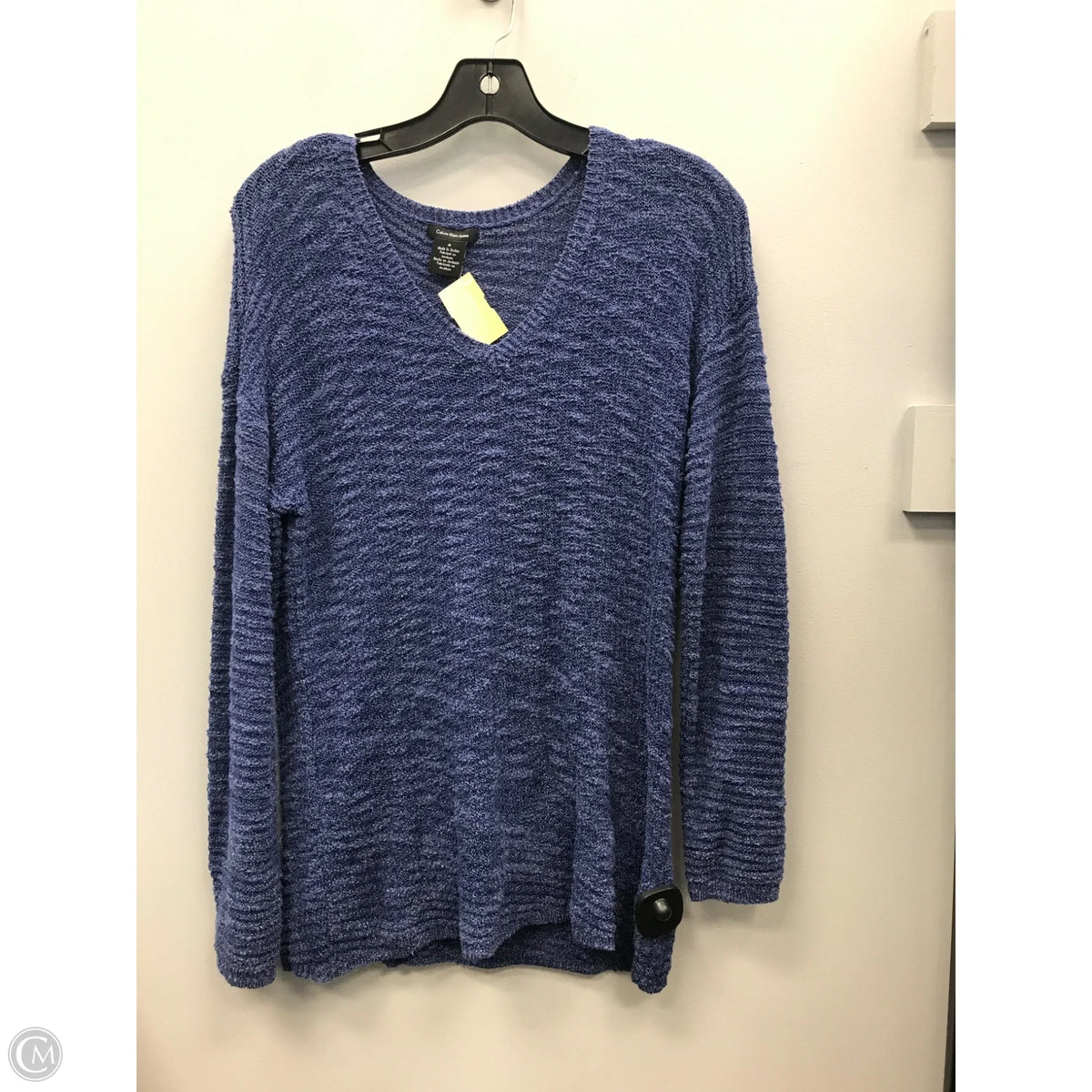 Sweater By Calvin Klein In Blue, Size: M