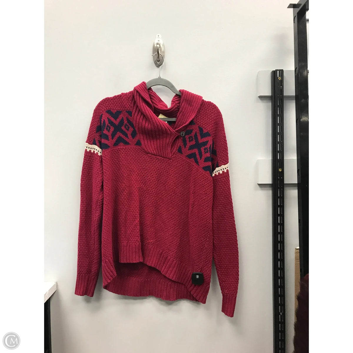 Sweater By Chaps In Red, Size: Xl