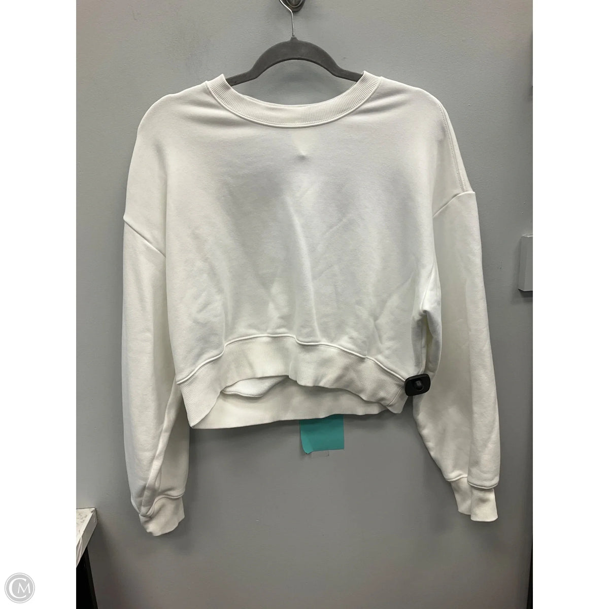 Sweatshirt Crewneck By Athleta In White, Size: M