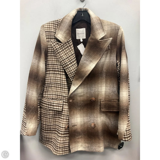 Coat Other By Avec Les Filles In Plaid Pattern, Size: S