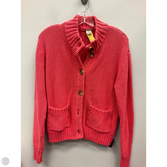 Sweater Cardigan By Magaschoni In Coral, Size: S