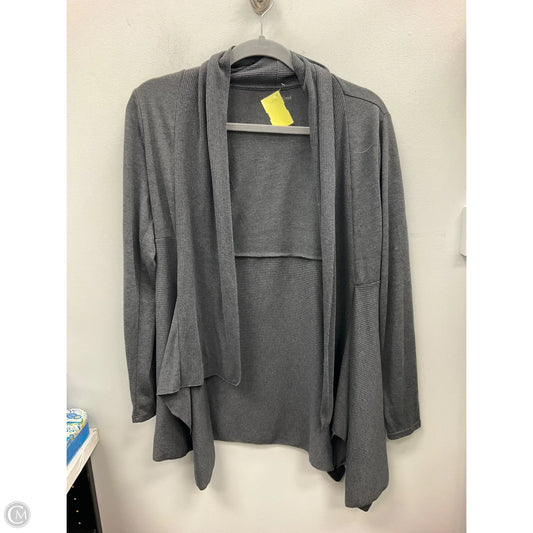 Sweater Cardigan By Coldwater Creek In Grey, Size: M