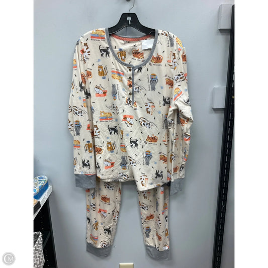 Pajamas 2pc By Cuddl Duds In Multi-colored, Size: L