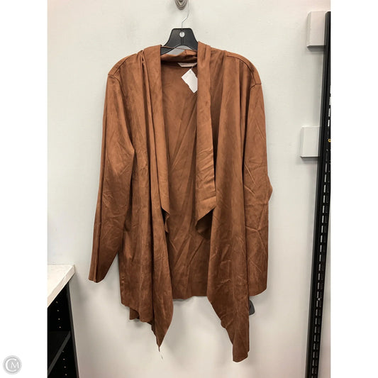 Cardigan By Soft Surroundings In Brown, Size: 3x