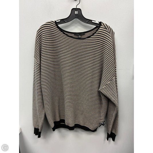 Top Long Sleeve By Cyrus In Striped Pattern, Size: M