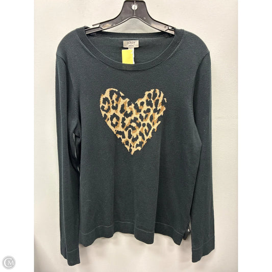 Top Long Sleeve By J. Crew In Black, Size: L