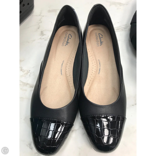 Shoes Heels Block By Clarks In Black, Size: 10