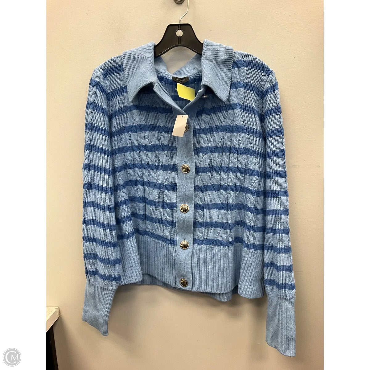 Sweater By Talbots In Striped Pattern, Size: Xl